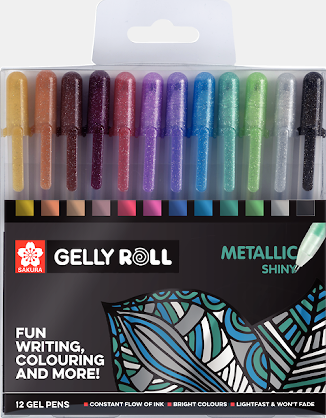 Produktbilde 1 for Sakura 12 Gelly Rolls Metallic penner
