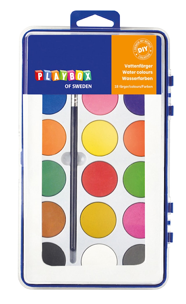 Vesiväri paletti Playbox