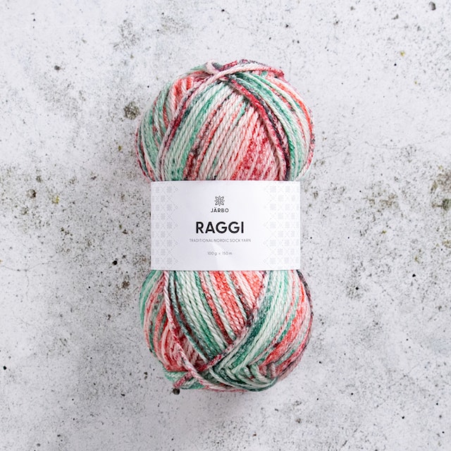 Produktbild 1 för Raggi Garn Ullmix 100 g Chili Chives 261 Järbo