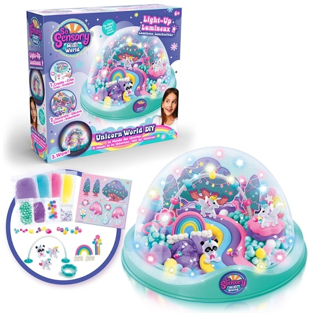 Produktbilde 5 for Light up Unicorn World Dome So Sensory