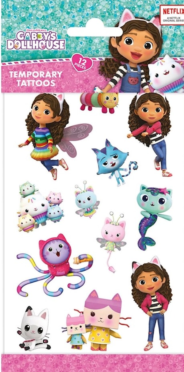 Tatuoinnit Gabby's Nukketalo Princess 1 arkki