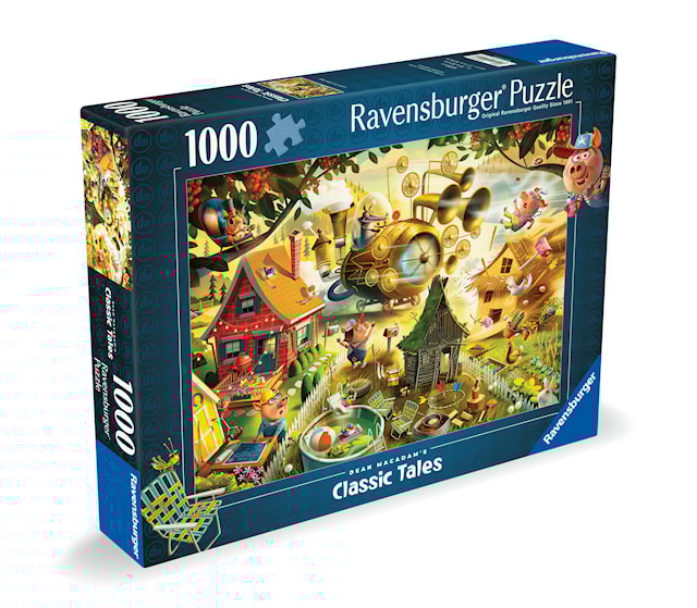 Tuotekuva 2 - Palapelit Look Out Little Pigs 1000 palaa, Ravensburger