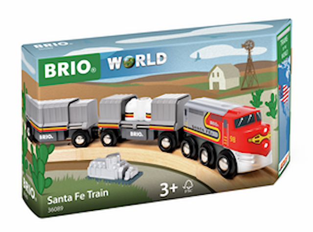 Produktbild 1 för World Santa Fe Tåg (36089) BRIO