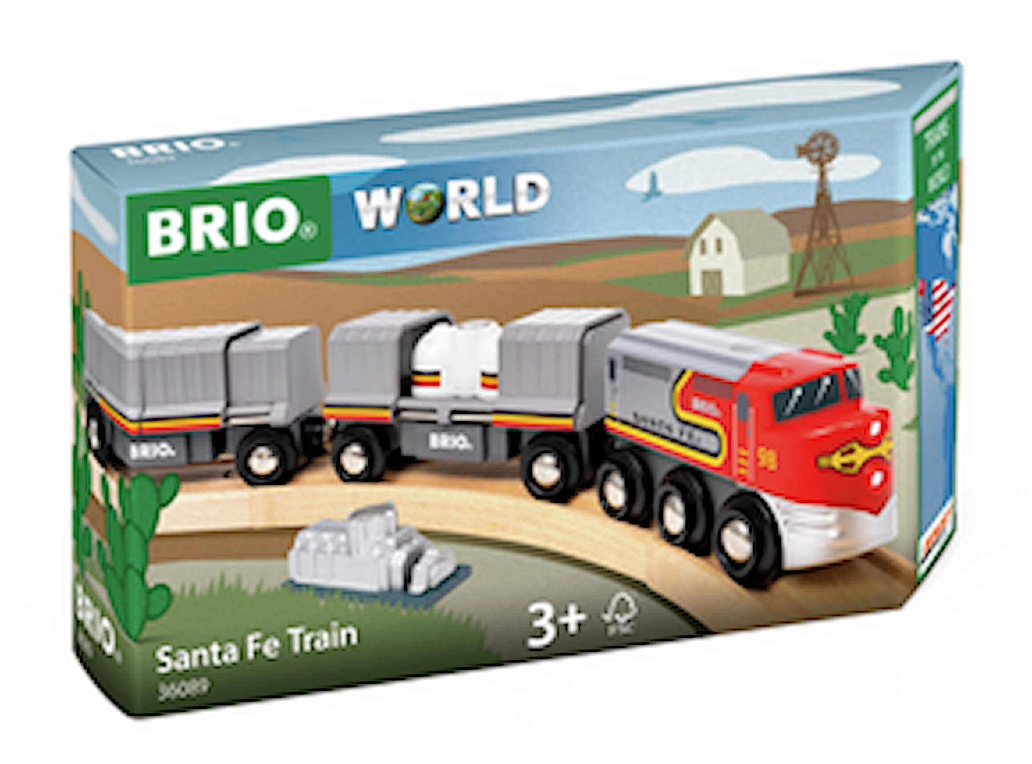 Produktbilde for World Santa Fe Tog (36089) BRIO