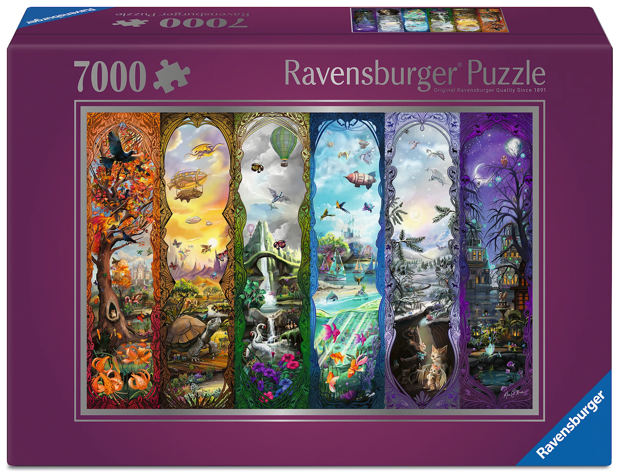 Produktbilde for Fantasy-puslespill 7000 brikker, Ravensburger
