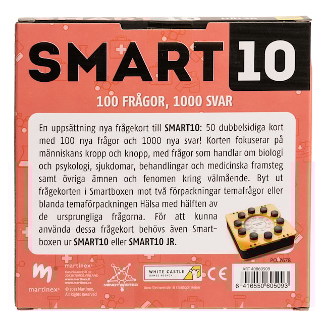 Tuotekuva 2 - SMART10 Frågekort, Hälsa (SE)