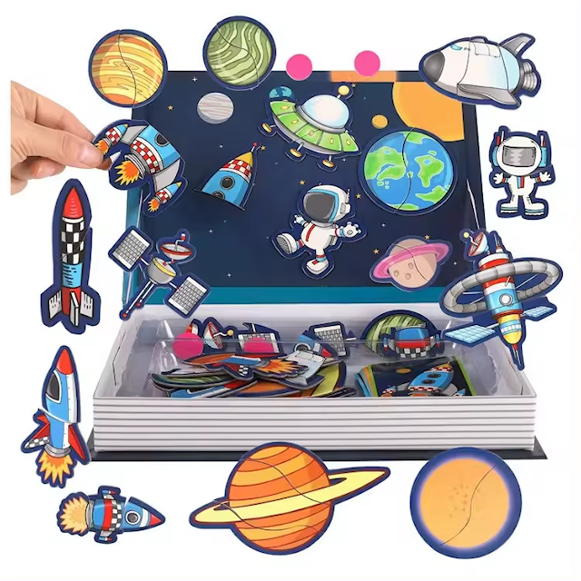 Produktbilde 4 for Magnetbok Space World Suntoy