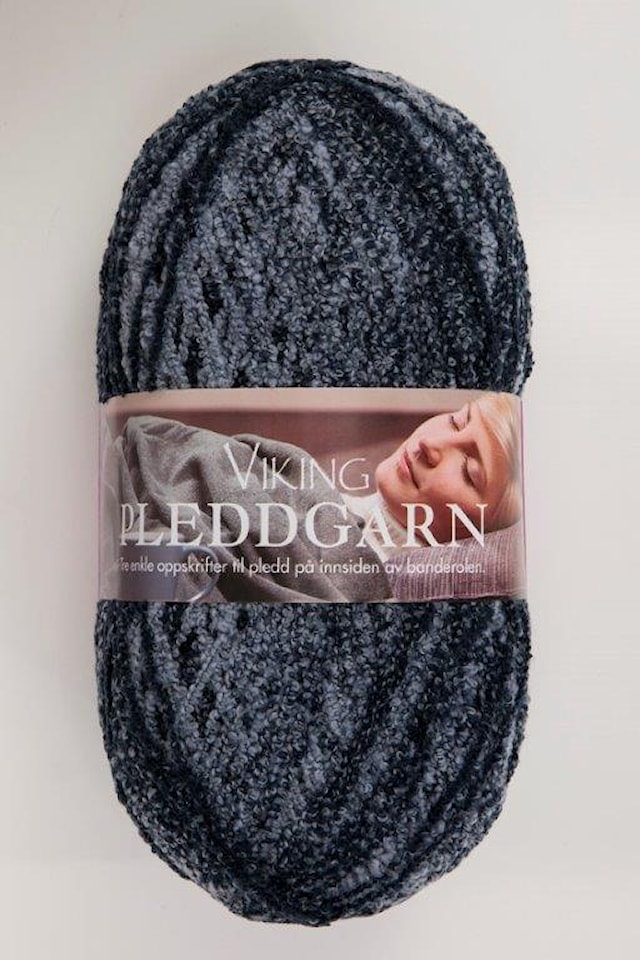 Pleddgarn Garn Akrylmix 350 g Grå 726 Viking Garn