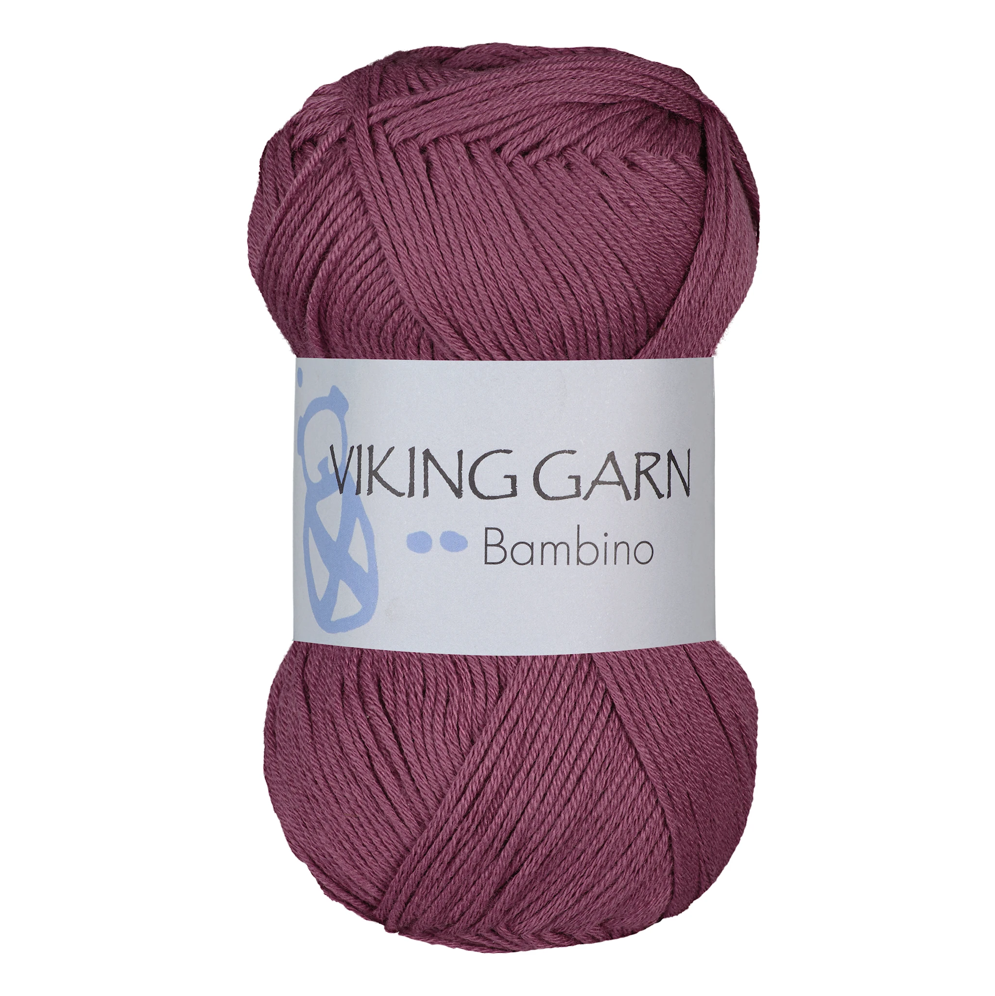 Produktbilde for Bambino 50 g Lys Burgunder 462 Viking Garn
