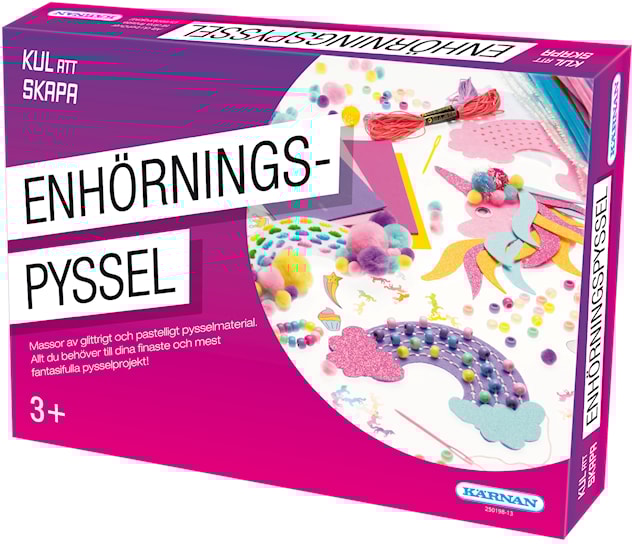 Produktbild 1 för Kul att skapa - Enhörningspyssel Kärnan