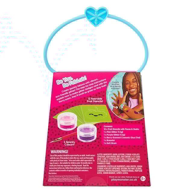 Produktbild 6 för Berry Burst Glitter Tattoos med Doft FabLab