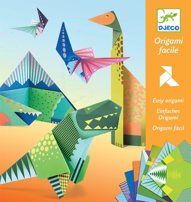 Tuotekuva 1 - Origami Dinosauruksia 24 Arkkia Djeco