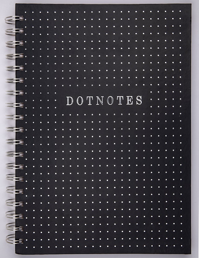 Produktbilde 1 for DotNotes Spiral Svart Burde