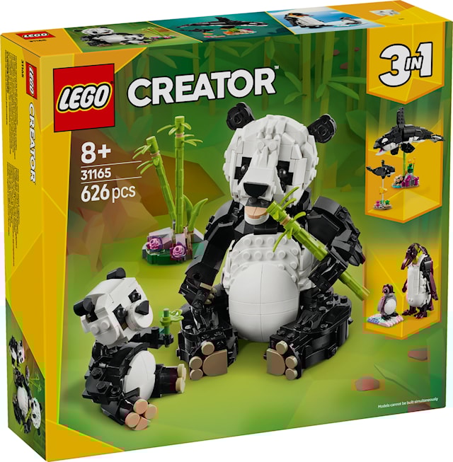 Produktbilde 1 for Ville dyr: Pandafamilie LEGO® Creator (31165)