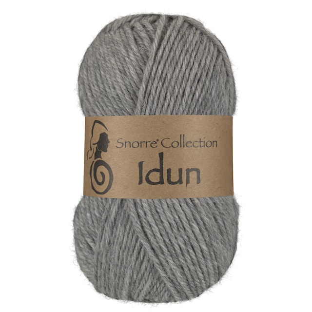 Idun Ull, Alpaca mix 50 gr Lysgrå 613 Viking Snorre