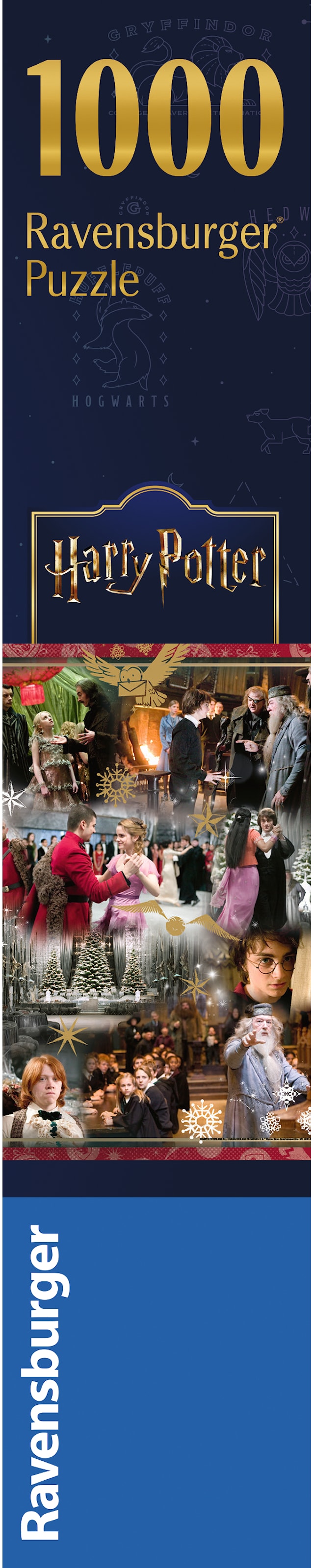 Produktbild 3 för Holidays at Hogwarts Pussel 1000 Bitar, Ravensburger