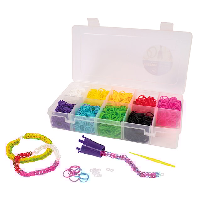 Tuotekuva 1 - Loom bands lajiteltu 2700pcs Playbox