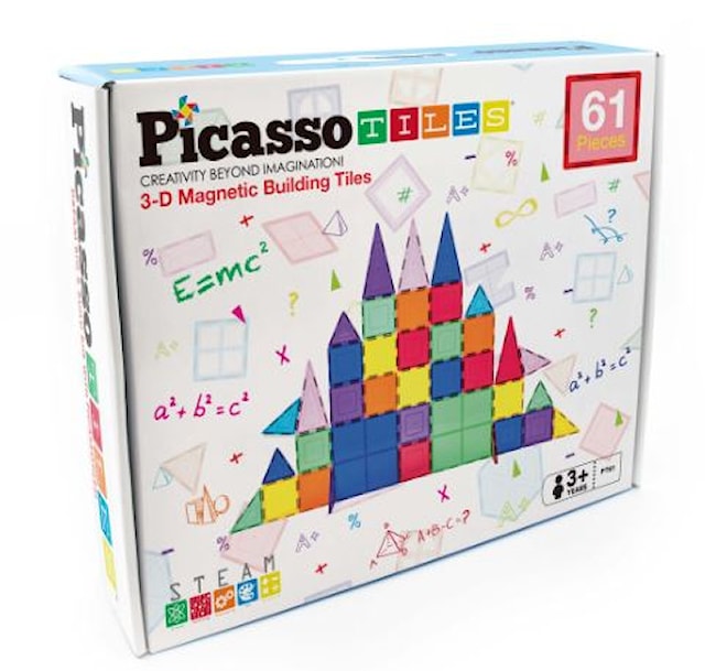 Magnetsett 61 stk Picasso Tiles
