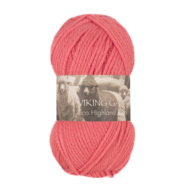 Highland Eco Wool 50 g Coral 264 Viking Garn