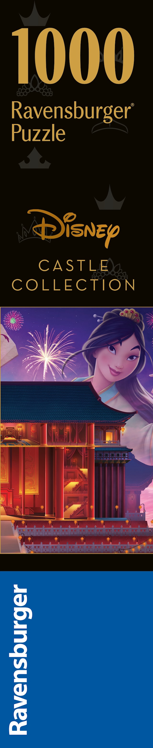 Produktbild 6 för Pussel Disney Castles Mulan 1000 bitar, Ravensburger