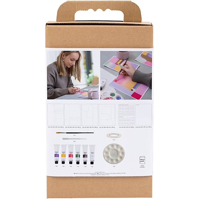 Produktbild 2 för DIY Kit Gouache Måla mixade färger 1 förp.