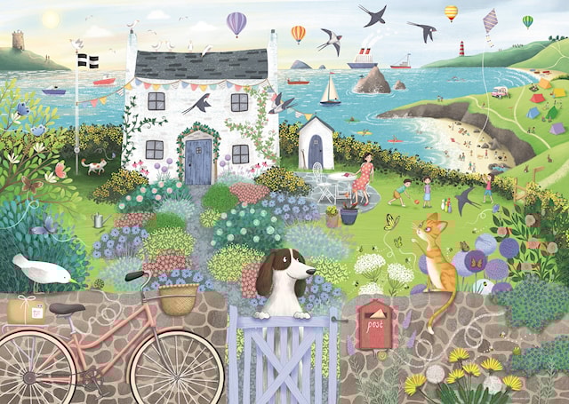 Produktbilde 2 for Kysthytte Puslespill 1000 brikker, Ravensburger