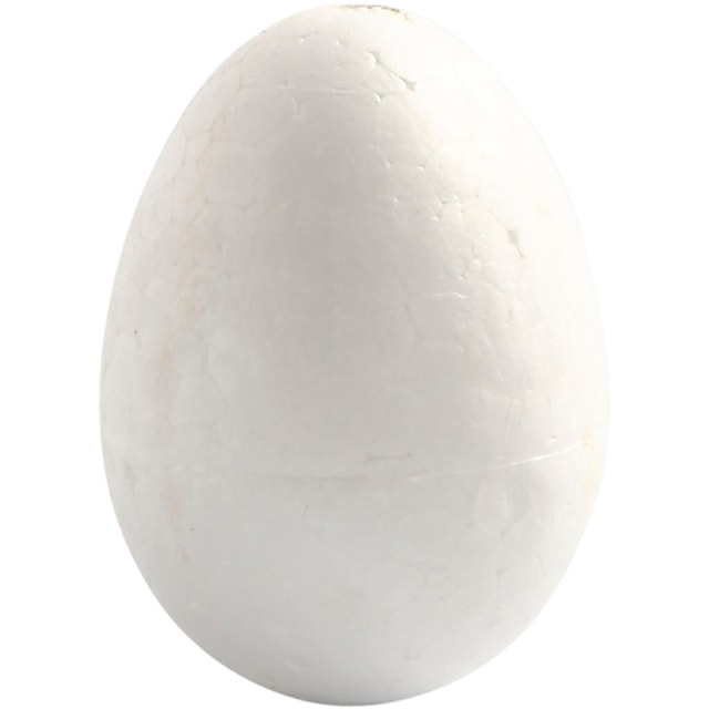 Produktbilde 2 for Egg, H: 4,8 cm, hvit, 10 stk./ 1 pk.