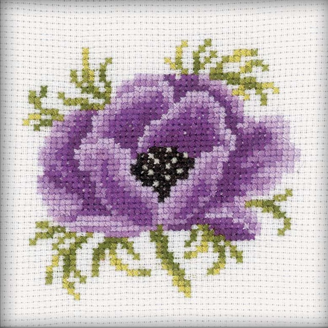 Broderisett Anemone 10x10 cm RTO