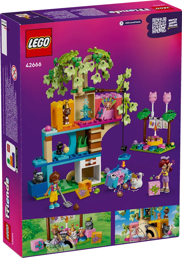 Produktbilde 4 for Kattens bursdagsfest og leketre LEGO® Friends (42666)