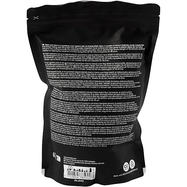 Produktbild 2 för Resin Gjutmassa Svart, svart, 800 g/ 1 förp.