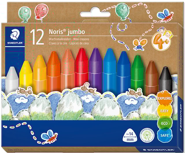 Vaxkrita Jumbo 12-p Noris Junior Staedtler