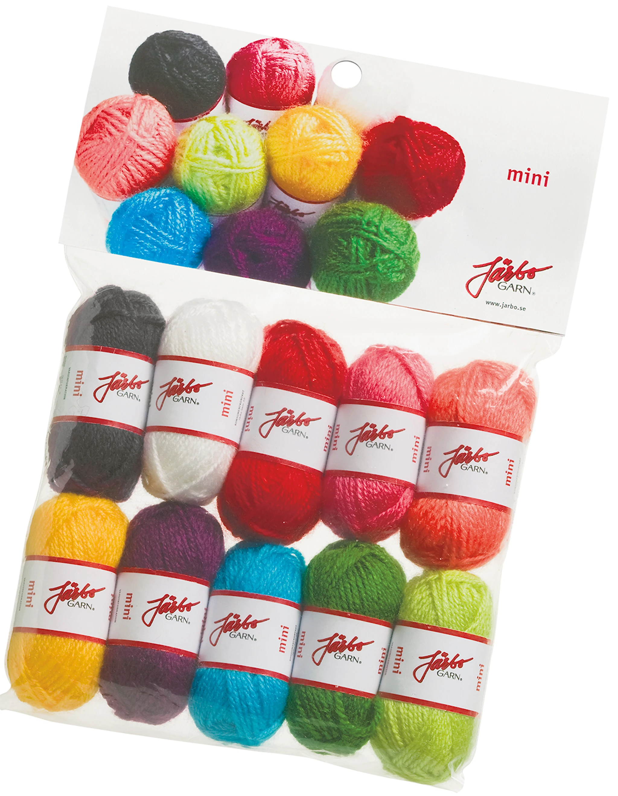 Tuotekuva ille Mini Akryylilanka 10x10g vyyhtiä Järbo