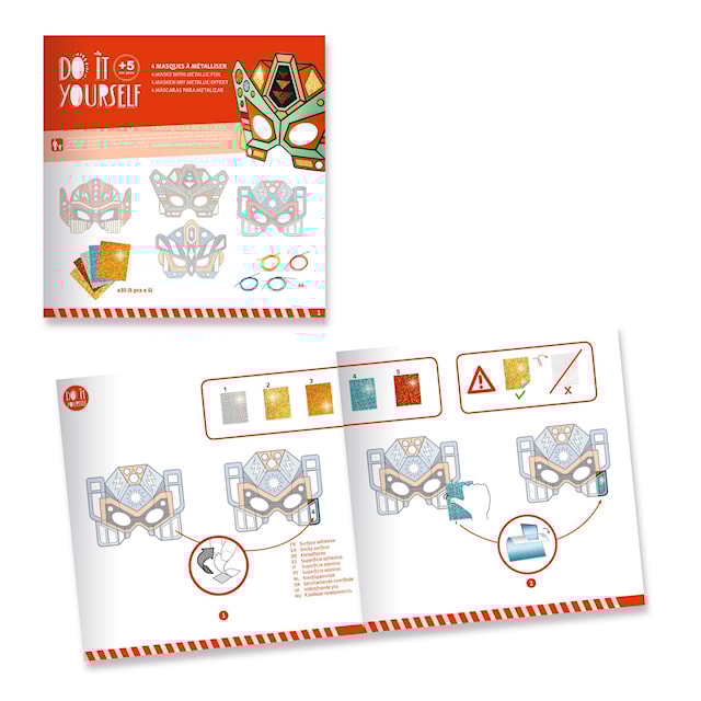 Produktbild 2 för DIY-Kit Coola Robotmasker Djeco