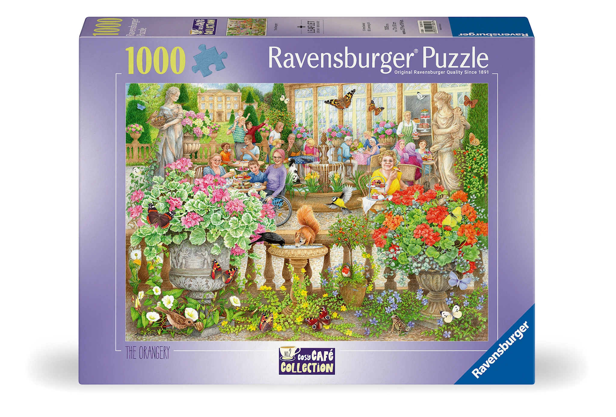 Produktbilde for Cosy Café Secret Garden Puslespill 1000 brikker, Ravensburger