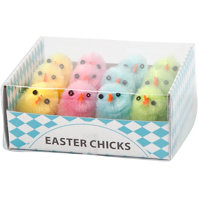 Produktbild 3 för Påskkycklingar i pastellfärger 12-p Creativ Company