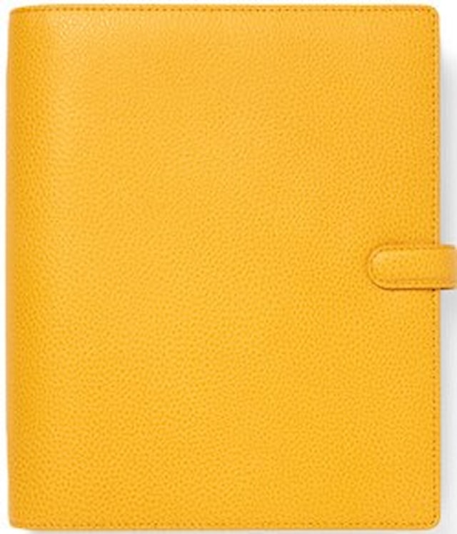 Produktbilde 1 for Systemkalender A5 Finsbury Gul Filofax