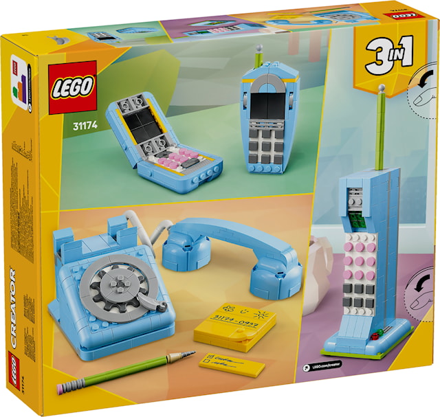 Produktbild 4 för Retrotelefon LEGO® MixCreator (31174)