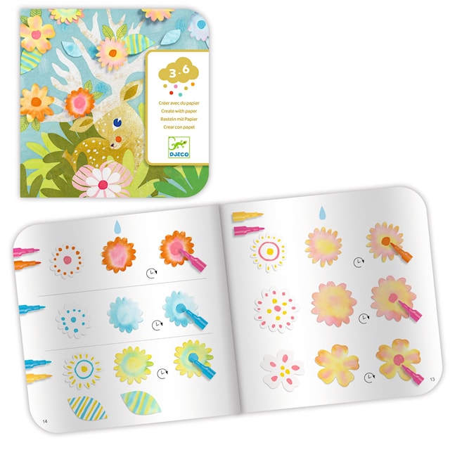 Produktbild 2 för Skapa med Läskpapper och Färger Djeco