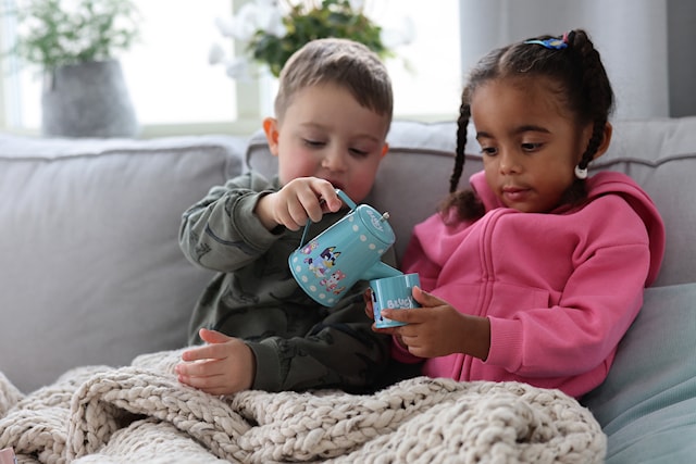 Produktbild 4 för Bluey Teservis i Plåt Micki