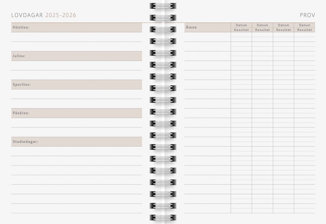 Produktbild 5 för Kalender 2026 A6 Pastel Marble Almanacksförlaget
