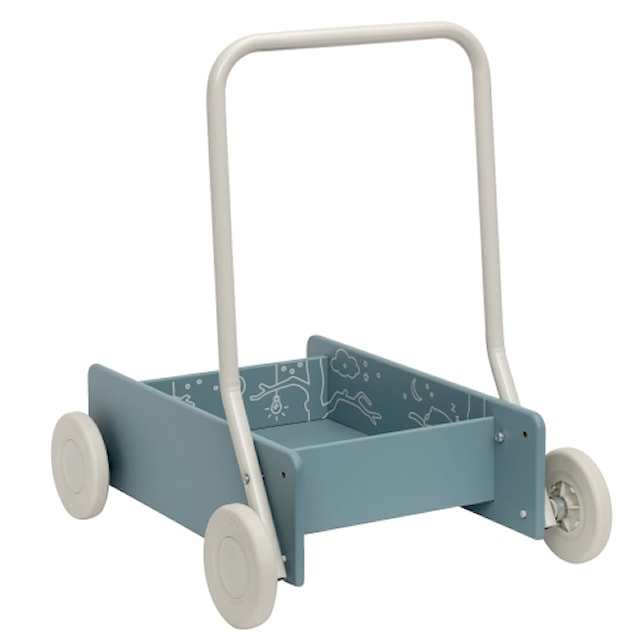 Produktbild 2 för Lära Gå Vagn Blå Micki