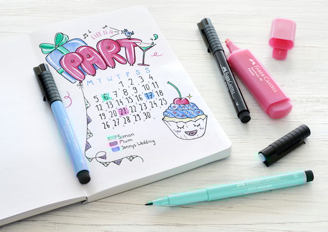Produktbild 3 för Start-set Bullet Journaling 9-p, Faber-Castell
