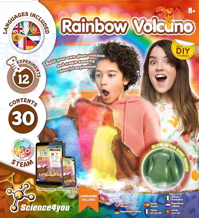 Tuotekuva 1 - Vikaa omaa Rainbow Volcano Science4youa