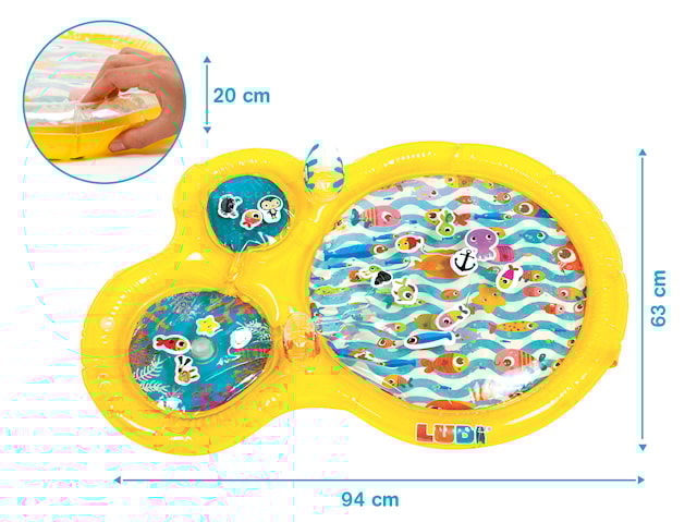 Tuotekuva 1 - Vesileikkimatto Keltainen Ludi