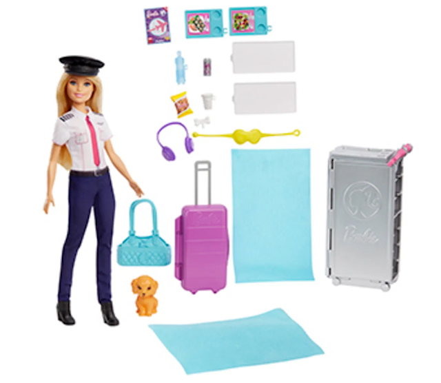 Produktbild 3 för Barbie Dreamplane och Modedocka Lekset