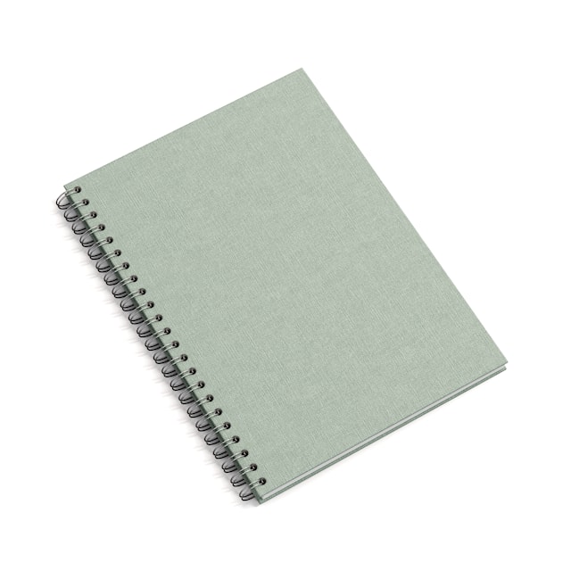 Produktbilde 4 for Notatbok A4 Linjert Soft Teal 90 Sider Bigso Box of Sweden