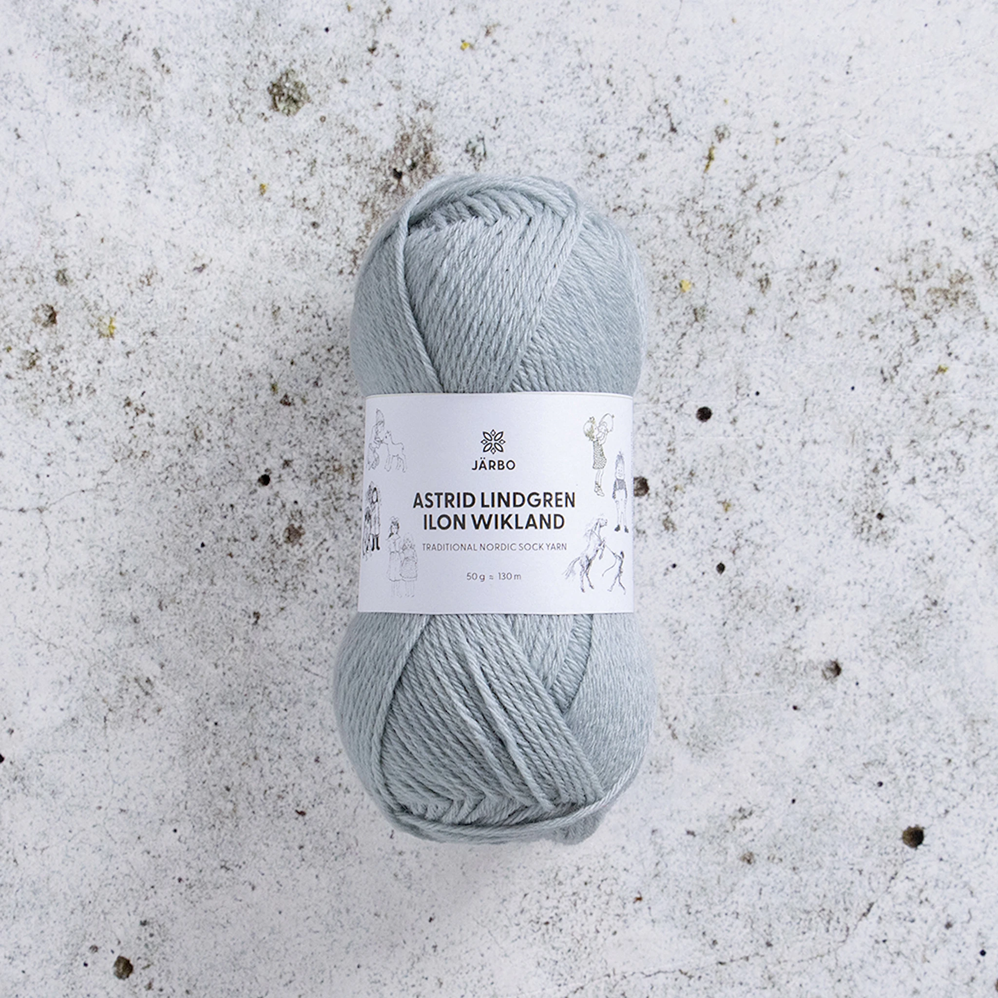 Produktbild för Astrid Lindgren Ilon Wikland Garn 50g Järbo
