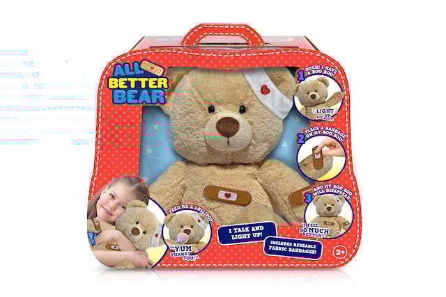 Produktbild 7 för Bear Med Ljud All Better Bear Interaktiv Nalle (SE/NO/DK/FI)