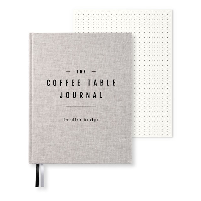 Produktbild 6 för Coffe Table Journal Clean 25,5 x 20 cm Nature 256 sidor Paperstyle