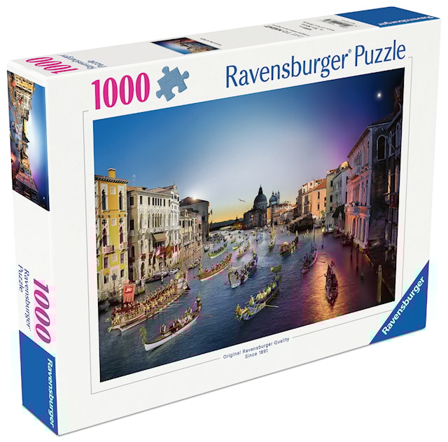 Produktbilde 3 for Venezia dag til natt puslespill 1000 brikker, Ravensburger